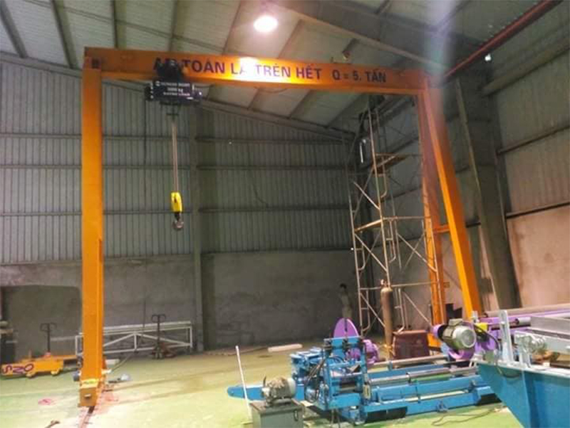 Chế tạo, lắp đặt và cải tạo Cổng trục 10 tấn Sang Bán cổng trục.